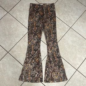 Velvet Paisley Bellbottoms